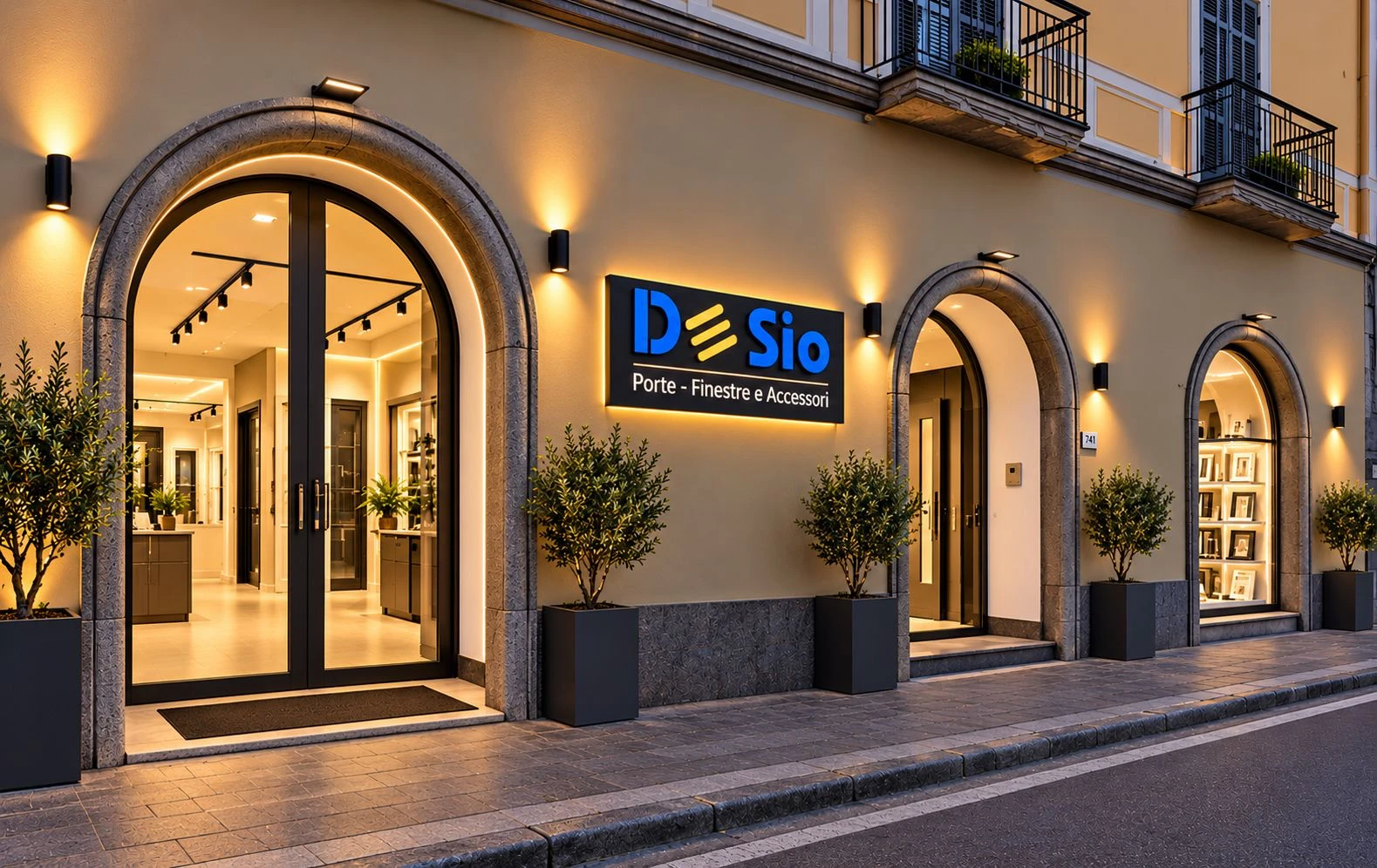 Il negozio De Sio Porte Finestre & Accessori a Nocera Superiore